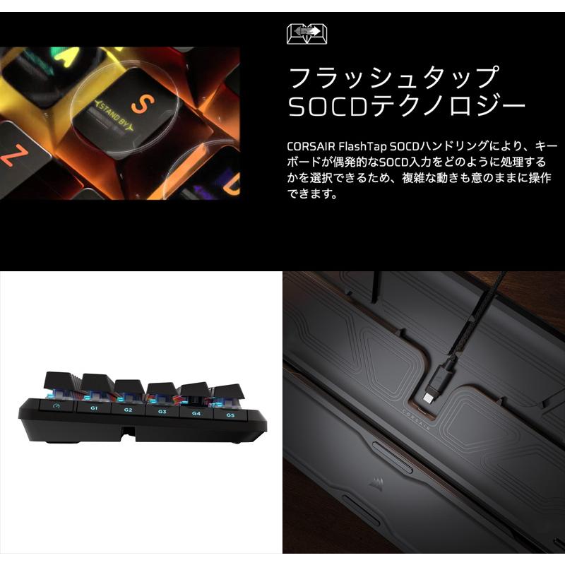 CORSAIR（コルセア） VANGUARD 96 MLX Plasma 日本語配列かな無し 有線