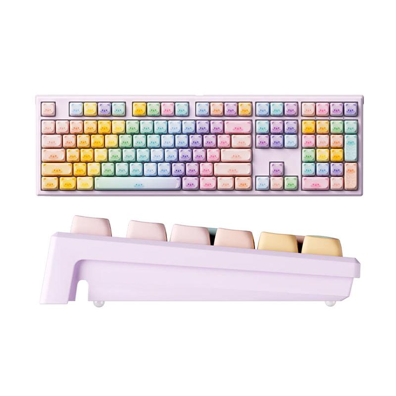 Akko Akko x MonsGeek MG108B かわいい 猫のキーキャップ メカニカル