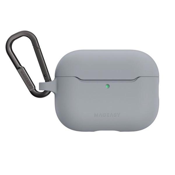 MagEasy マグイージー AirPods Pro 3 SKIN カラビナ付き耐衝撃ケース Mist Gray ME_A3PCSTPSI_MG | ブランド登録なし