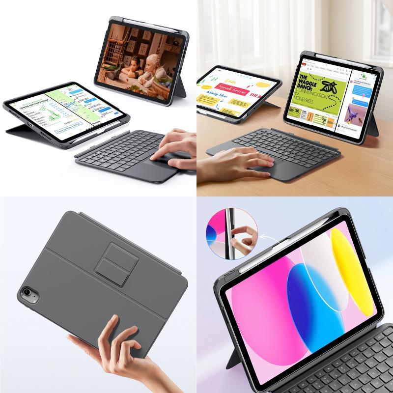 ESR イーエスアール iPad A16 11世代 / 10.9インチ iPad 10 FLEX 着脱式キーボードケース ダークグレー ES28335 | ESR | 01