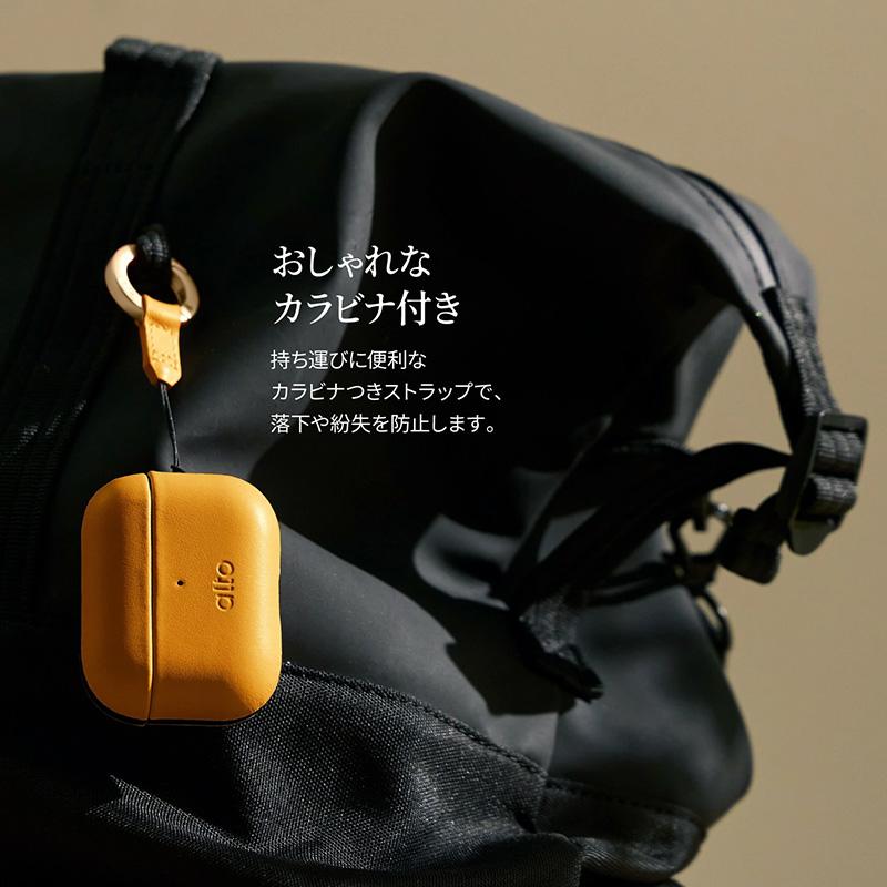alto アルト AirPods Pro 3 Leather Case Portable カラビナ付き本革