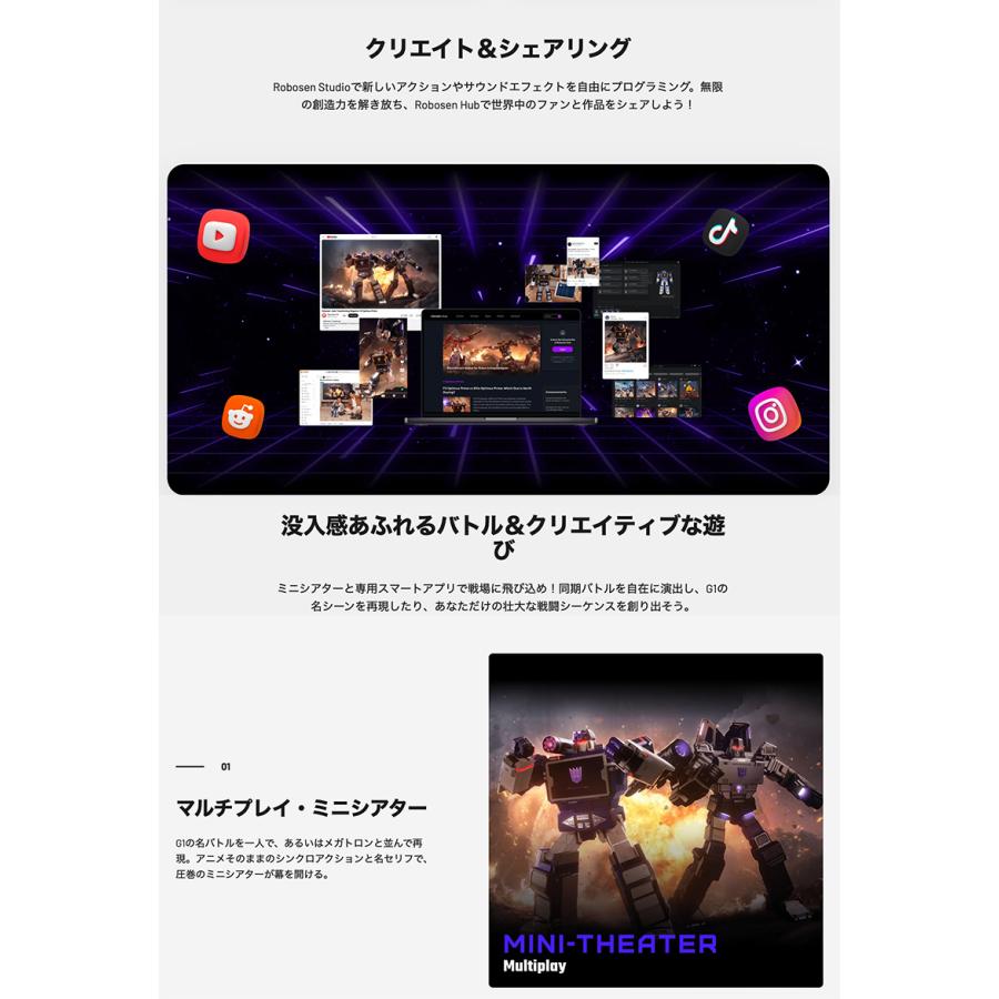 ROBOSEN ロボセン Flagship Soundwave フラッグシップサウンドウェーブ トランスフォーマー ホビーロボット 英語版 SBG1_5