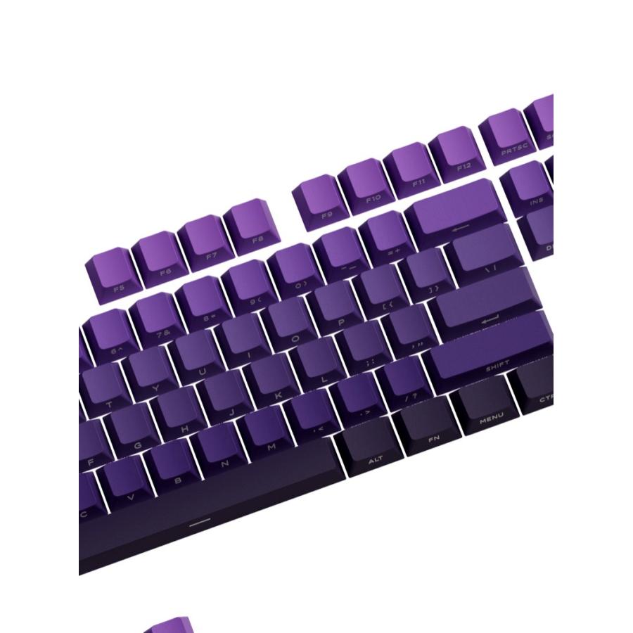 Akko キーキャップ Purple Gradient Keycaps 135キー Cherry