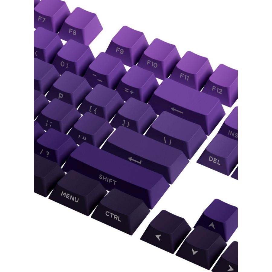Akko キーキャップ Purple Gradient Keycaps 135キー Cherry