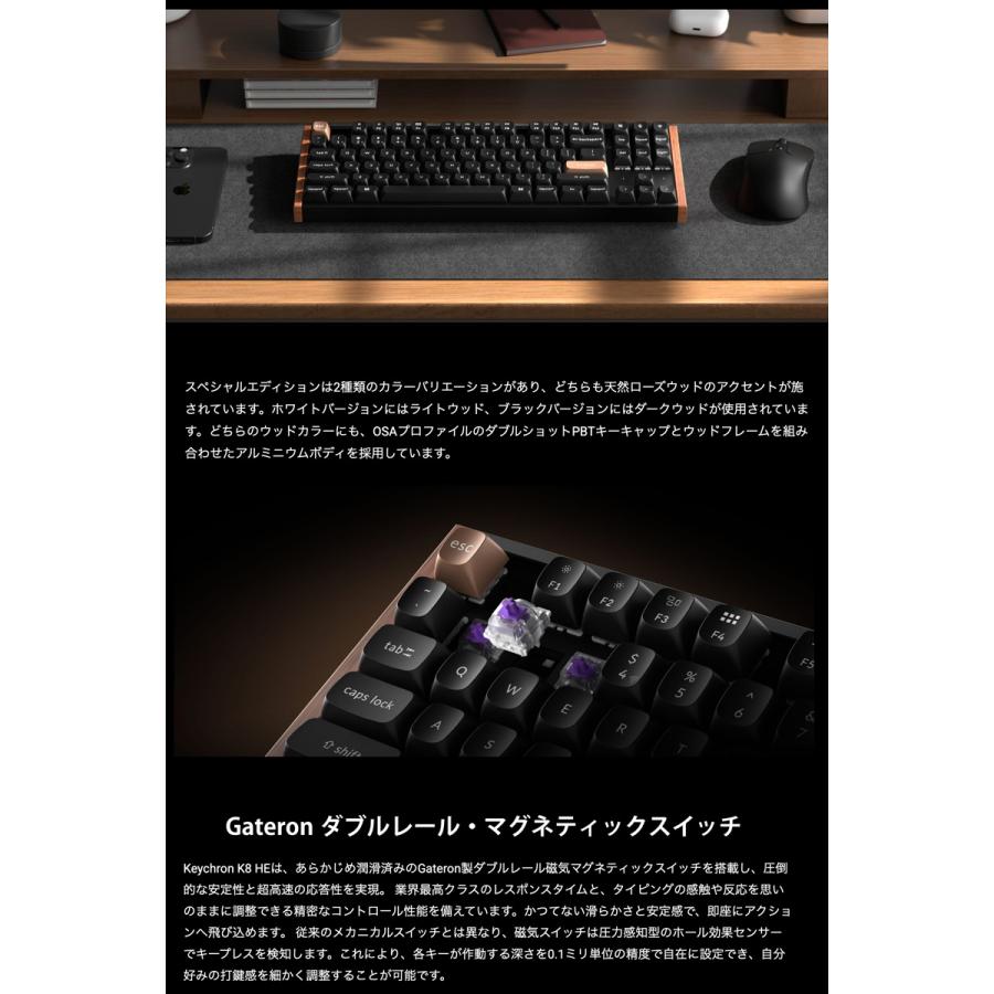 Keychron（キークロン） Keychron K8 HE スペシャルエディション 英語