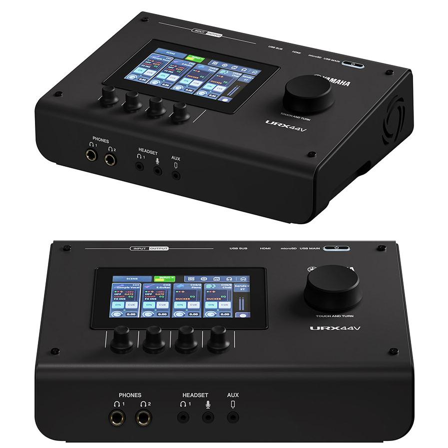 YAMAHA ヤマハ URX44V B オーディオインターフェース HDMI端子付き Black URX44VBの画像