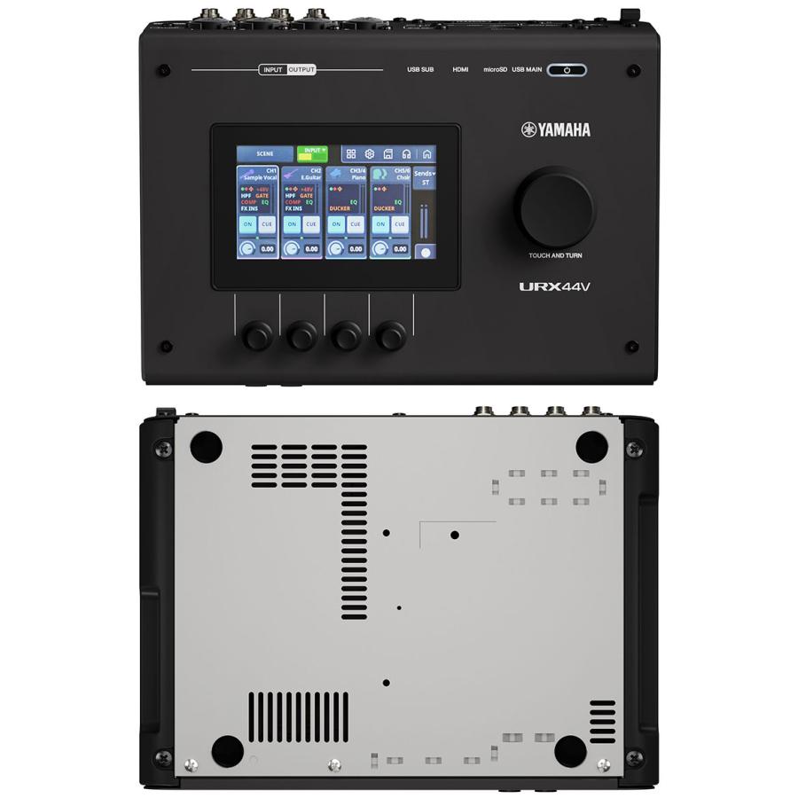 YAMAHA ヤマハ URX44V B オーディオインターフェース HDMI端子付き Black URX44VBの画像