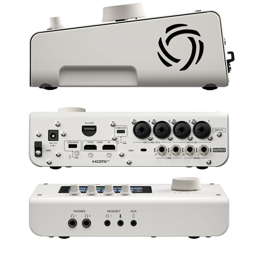 YAMAHA ヤマハ URX44V W オーディオインターフェース HDMI端子付き White URX44VWの画像