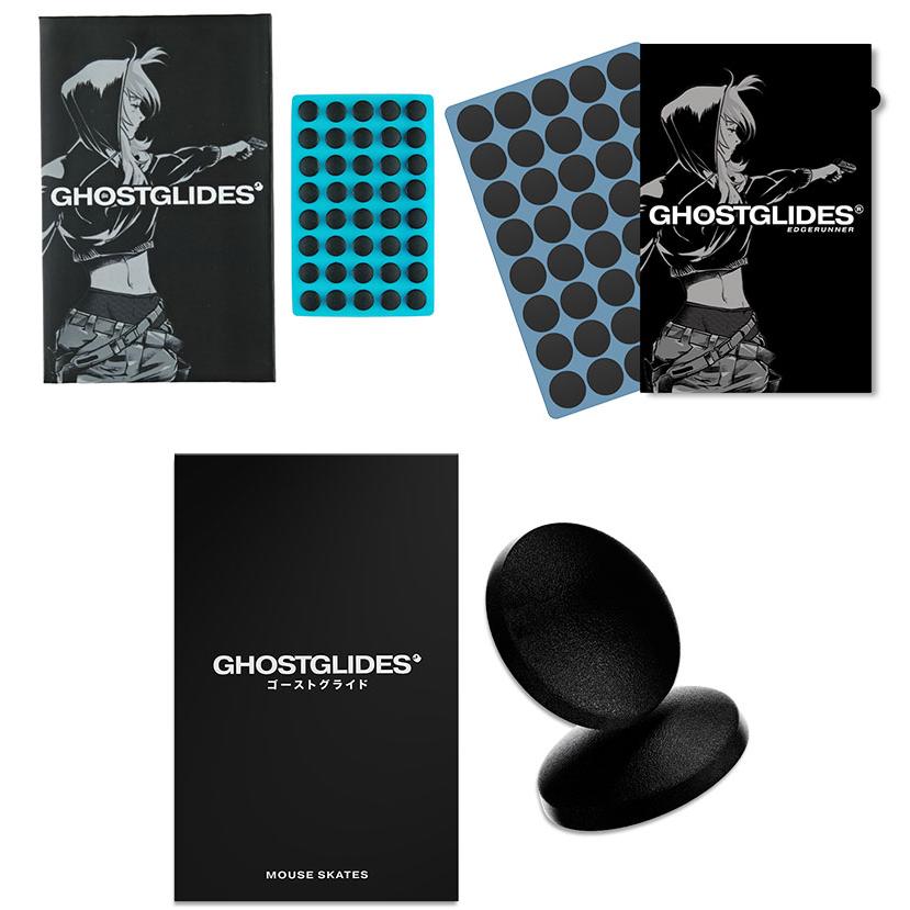 GHOSTGLIDES ゴーストグライド VORTEX DOTS UHMW製マウスソール
