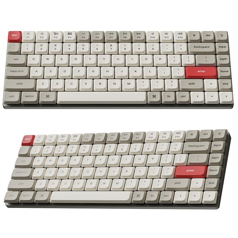 Keychron K3 Max QMK/VIA 英語配列 Gateronロープロファイル2.0 赤軸 White LED メカニカルキーボード レトロカラー | Keychron | 08