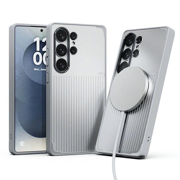 miak ミアック Galaxy S26 Ultra MOOD Qi2対応マグネットケース シルバー MA28443S26U | miak