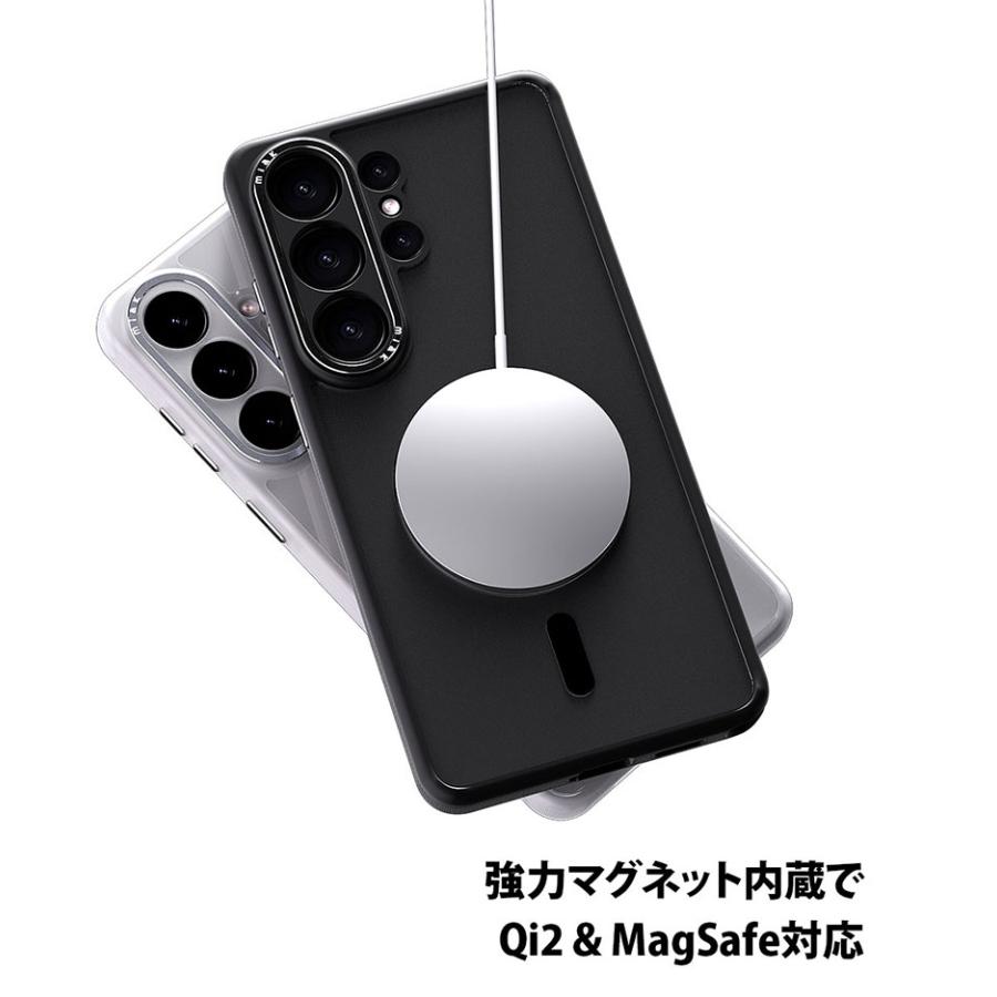 miak ミアック Galaxy S26 Duo V2 Qi2対応マグネットクリアケース ブラック MA28444S26 | miak | 08