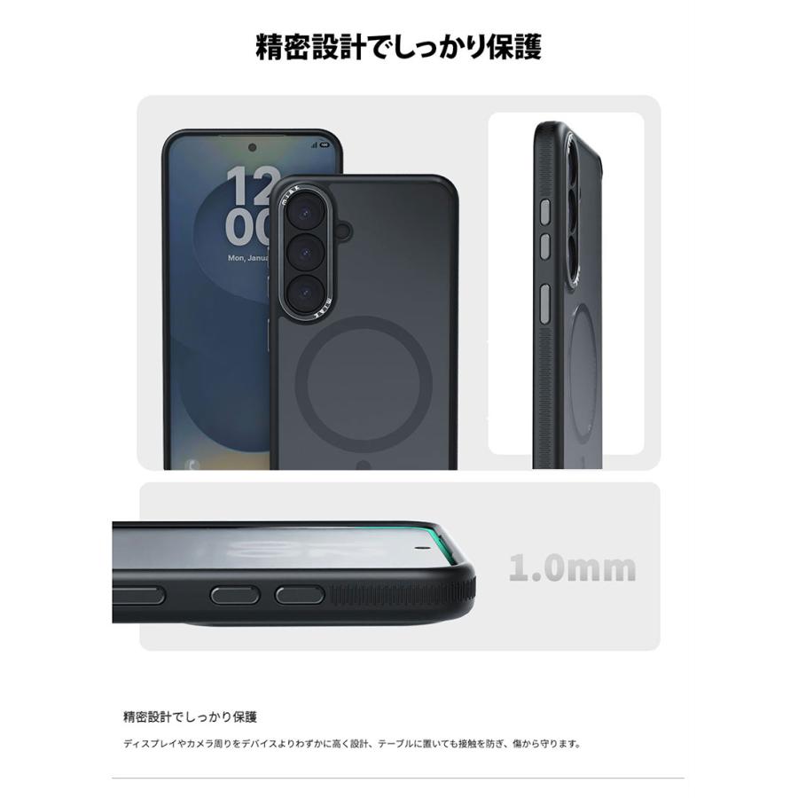 miak ミアック Galaxy S26 Ultra Duo V2 Qi2対応マグネットクリアケース スモーキークリア MA28447S26U | miak | 03