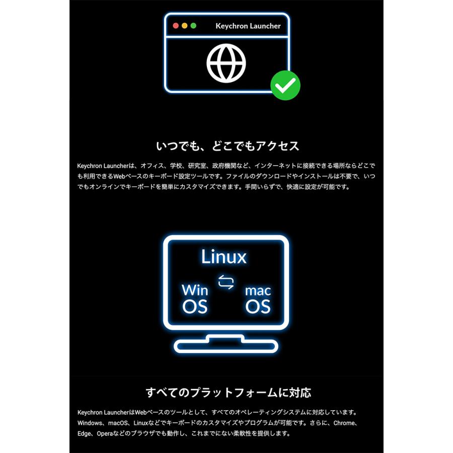 Keychron B3 Pro 英語配列 シザースイッチ ウルトラスリム ワイヤレスキーボード スペースグレー | Keychron | 04