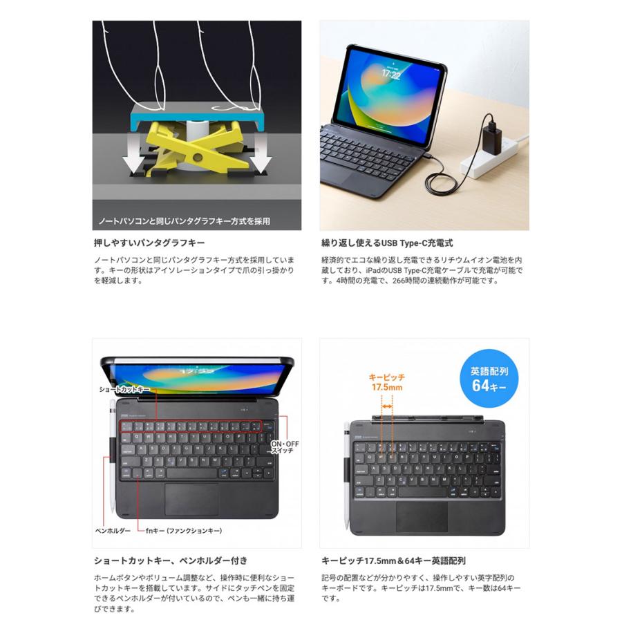 SANWA SUPPLY（サンワサプライ） SANWA iPad A16 11世代 / 10.9インチ