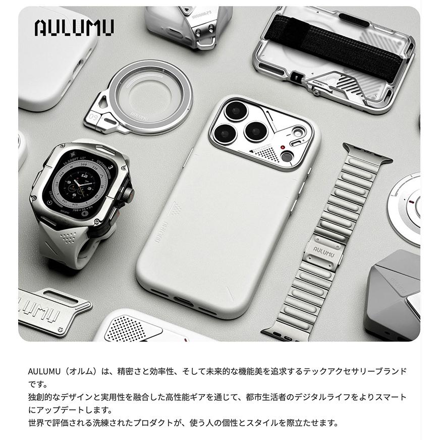 AULUMU A39 AirPods Pro 3 ケース ダイヤカット幾何学デザイン グレー