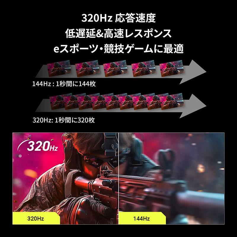 GRAPHT グラフト  スタンダード THE SHOOTER Gaming Monitor 27” ゲーミングモニター GRT090-2732DML-BK2 | GRAPHT STANDARD | 03