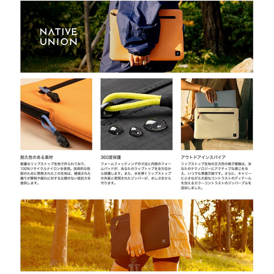 Native Union ネイティブユニオン MacBook 16インチ / 15インチ ULTRALIGHT SLEEVE スリーブ Apricot STOW-UT-MBS-APR-16 | Native Union | 01