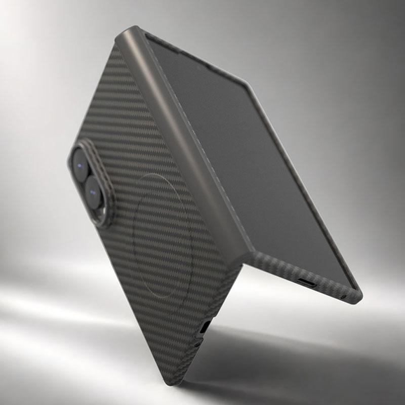 araree Galaxy Z Fold8 ケース アラミド繊維 ARAMEE 360 M MagSafe対応 ブラック アラリー | araree | 05