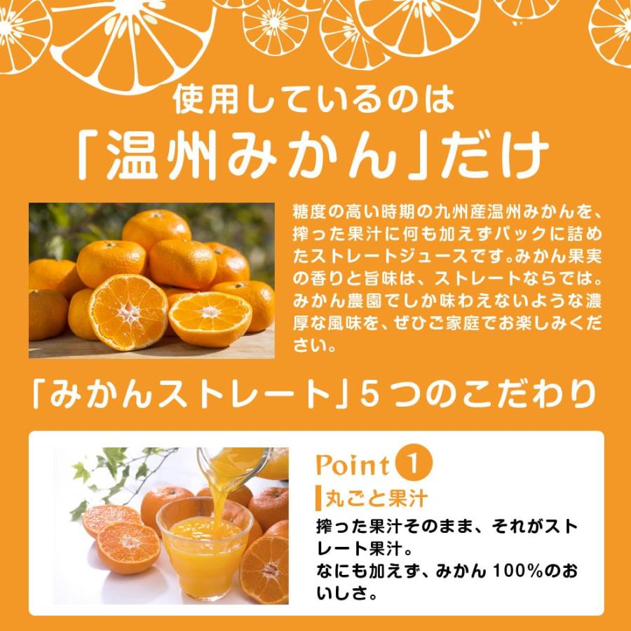 ジューシー 熊本みかんストレート100％ [200ml紙×24本入] | ジューシー | 04