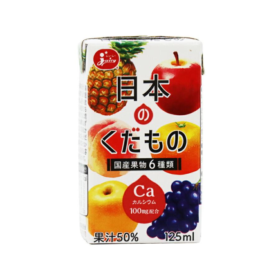 ジューシー 日本のくだもの [125ml紙×24本入] : JA熊本果実連 - 通販