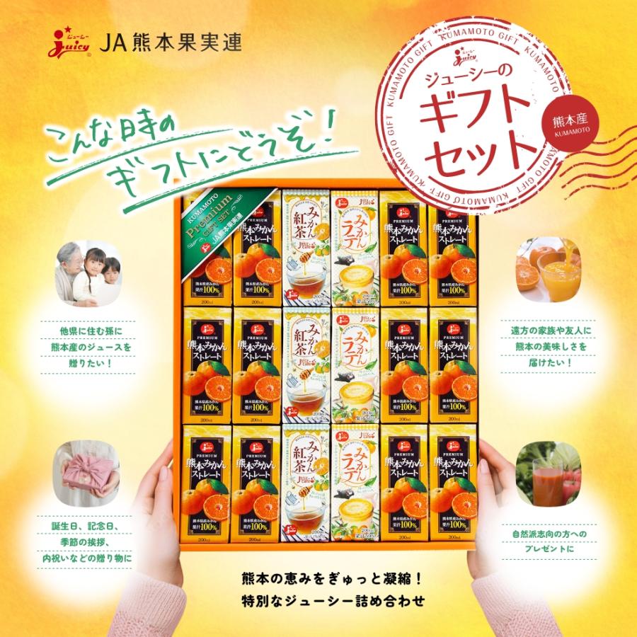 ジューシー 国産果実バラエティギフト【125ml×24本入】 : JA熊本果実連