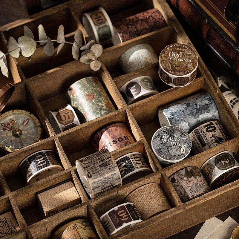 【60サイズ】　マステ　海外マステ　ロールシール　まとめ売り　コラージュ　紙モノ 60サイズ】 マステ 海外マステ ロールシール まとめ売り