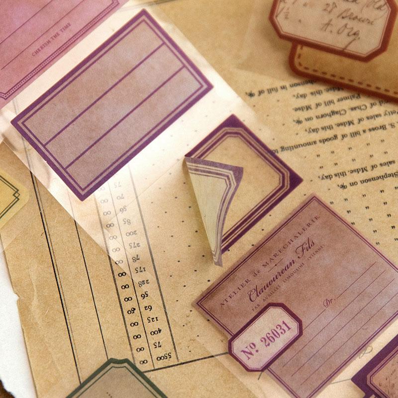 コラージュ 素材 ロールシール シール ラベル タグ ジャンクジャーナル