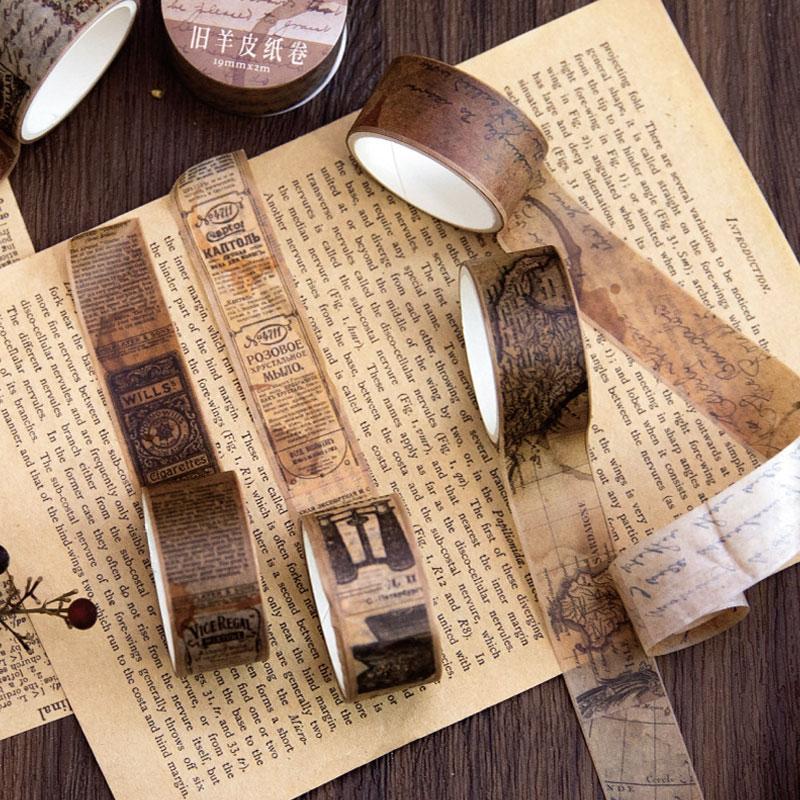 コラージュ 素材 マスキングテープ マステ シール 地図 楽譜 ラベル