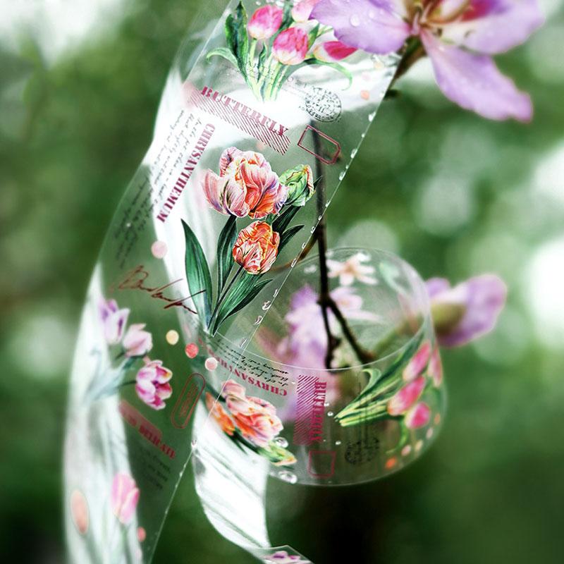 コラージュ 素材 マスキングテープ マステ シール 植物 花 バラ 紫陽花