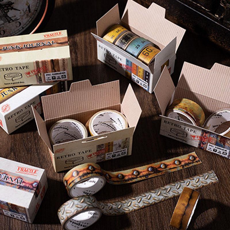 コラージュ 素材 マスキングテープ マステ シール ファスナー ジップ