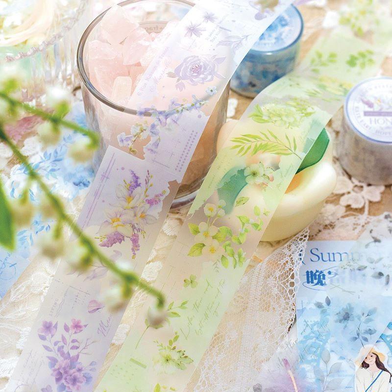 コラージュ 素材 マスキングテープ マステ 花 フラワー パステル