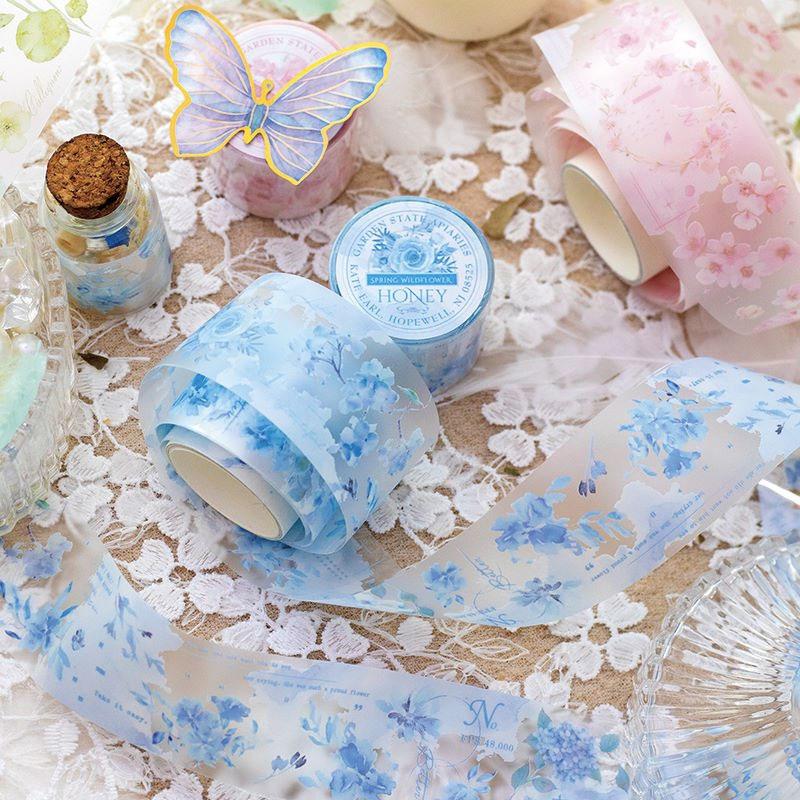 コラージュ 素材 マスキングテープ マステ 花 フラワー パステル
