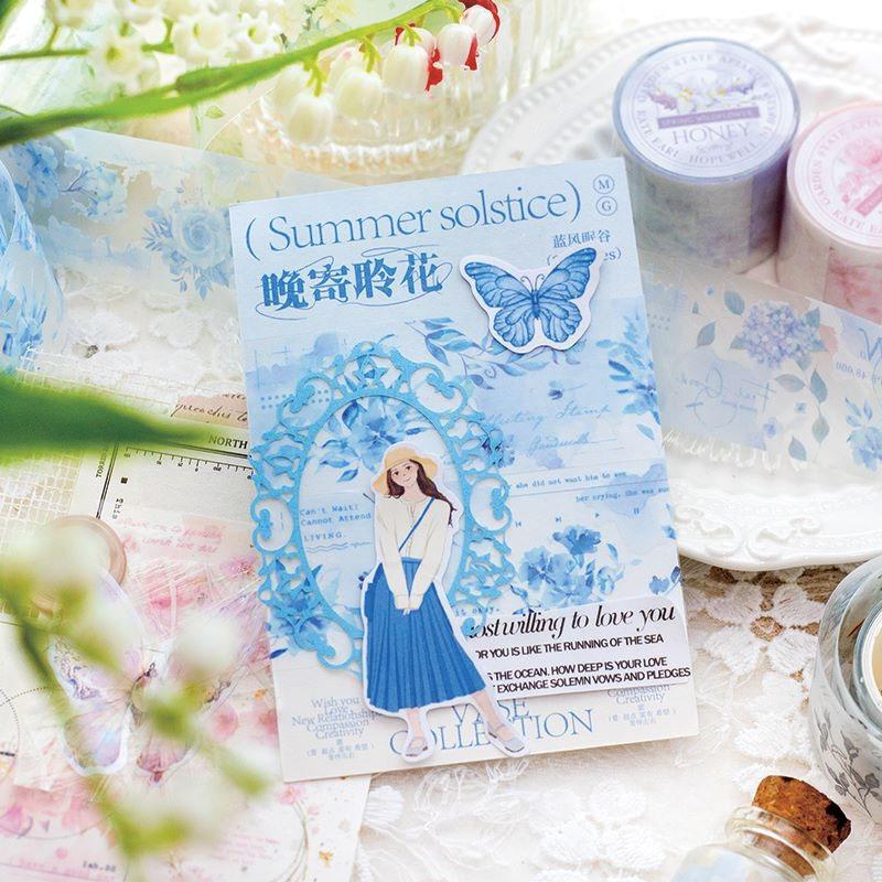 コラージュ 素材 マスキングテープ マステ 花 フラワー パステル