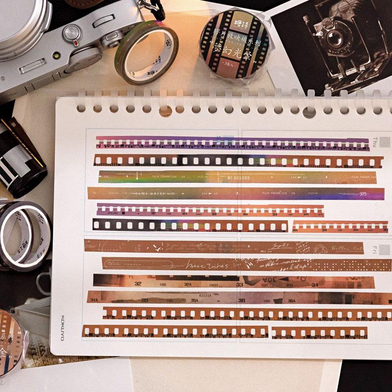 コラージュ 素材 マスキングテープ マステ 映画 ネガ フィルム