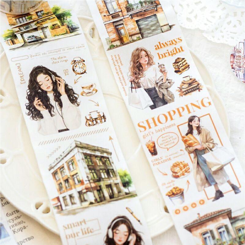 海外 PETテープ マスキングテープ カフェの風景