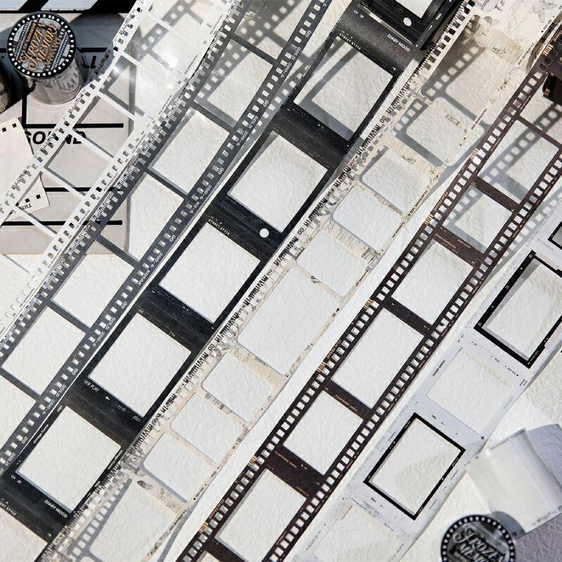 コラージュ 素材 ロールシール 写真 カメラ フィルム フレーム