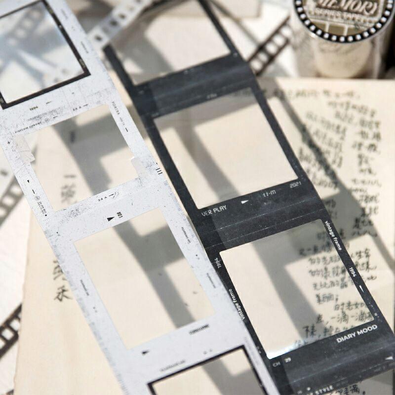 コラージュ 素材 ロールシール 写真 カメラ フィルム フレーム