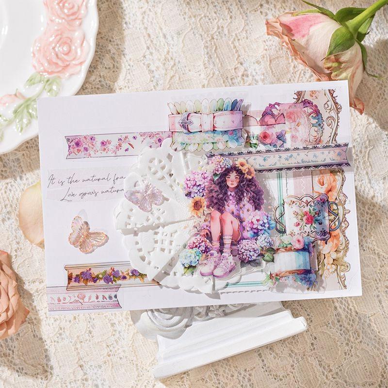 コラージュ 素材 マスキングテープ マステ リボン レース おしゃれ