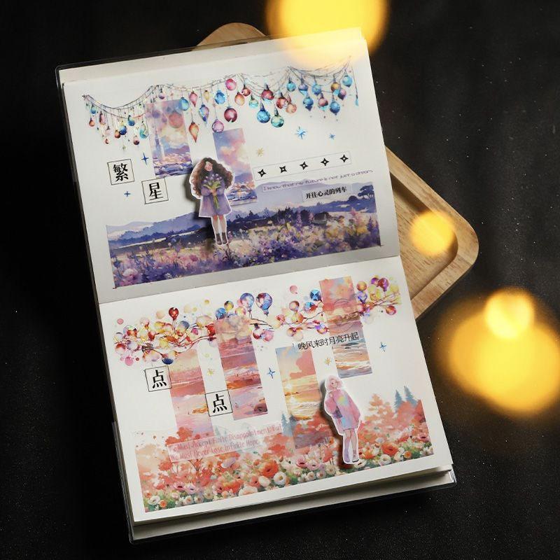 コラージュ 素材 マスキングテープ マステ 明かり ライト 電球