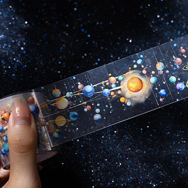 コラージュ 素材 マスキングテープ マステ 宇宙 星 月 惑星 宇宙飛行士