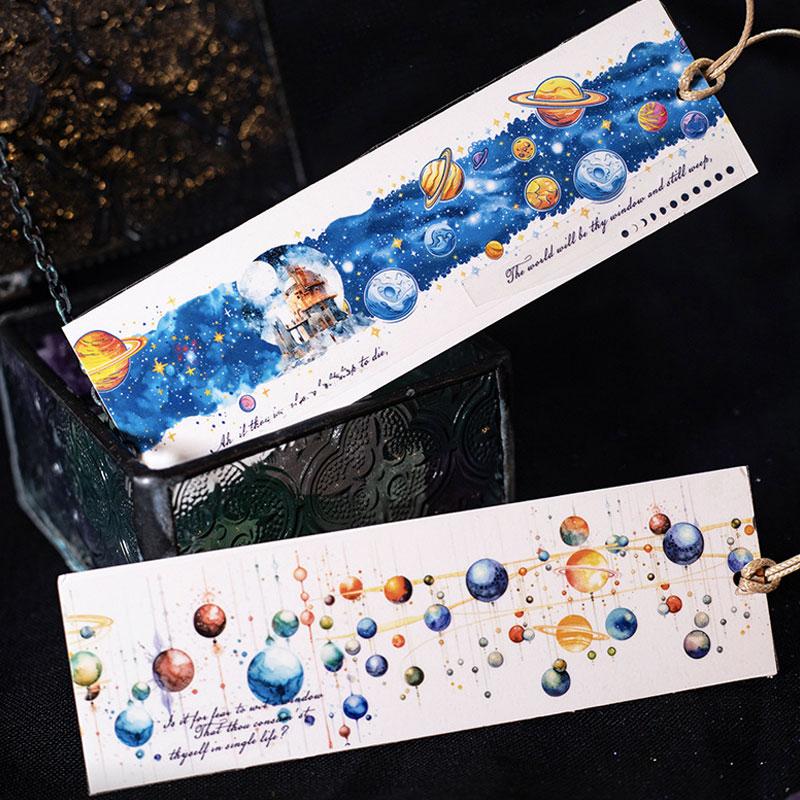 コラージュ 素材 マスキングテープ マステ 宇宙 星 月 惑星 宇宙飛行士