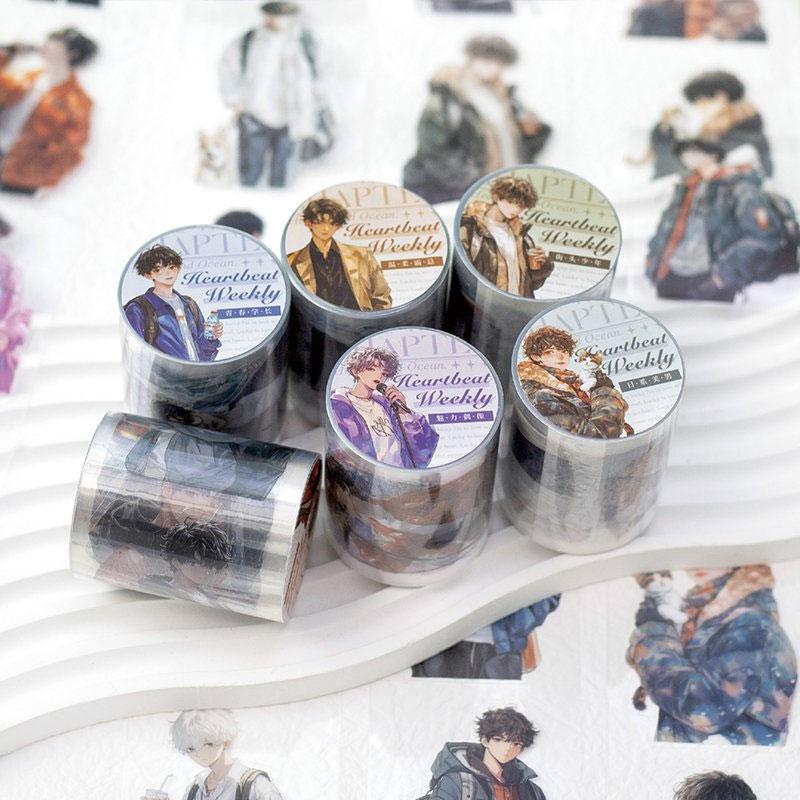 コラージュ 素材 ロールシール 人物 男性 男の子 スーツ ジャケット