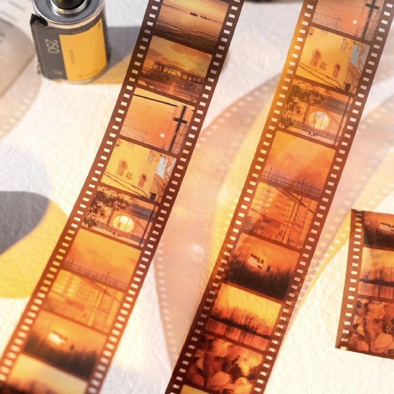 コラージュ 素材 マスキングテープ マステ カメラ フィルム 撮影 ネガ