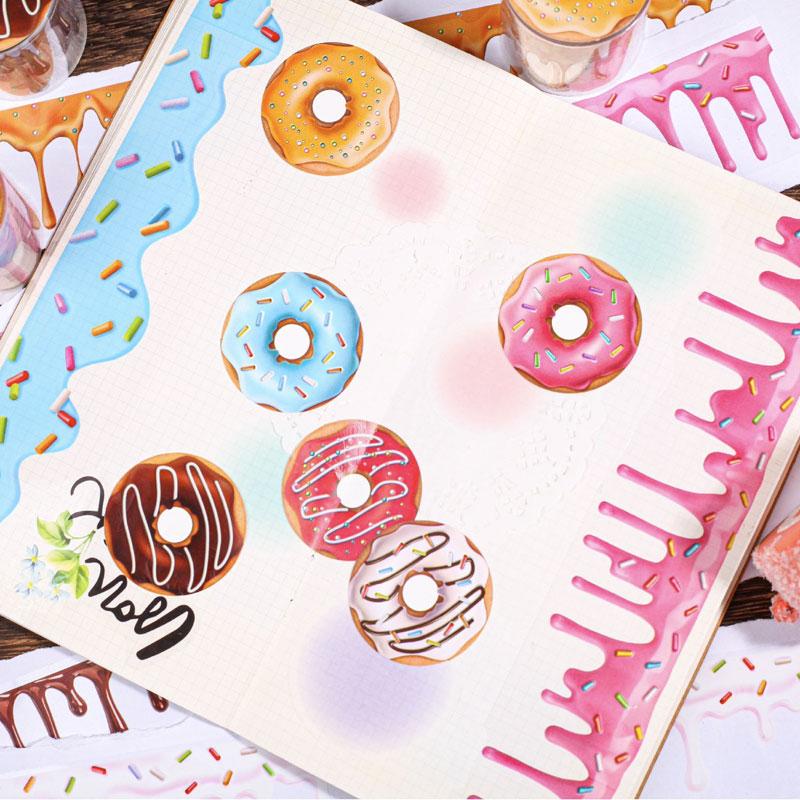 コラージュ 素材 マスキングテープ マステ ドーナツ ケーキ スイーツ