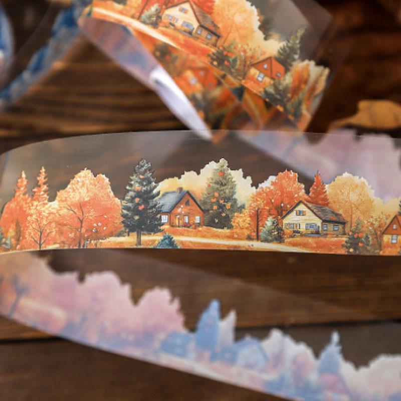 コラージュ 素材 マスキングテープ マステ 風景 背景 景色 桜