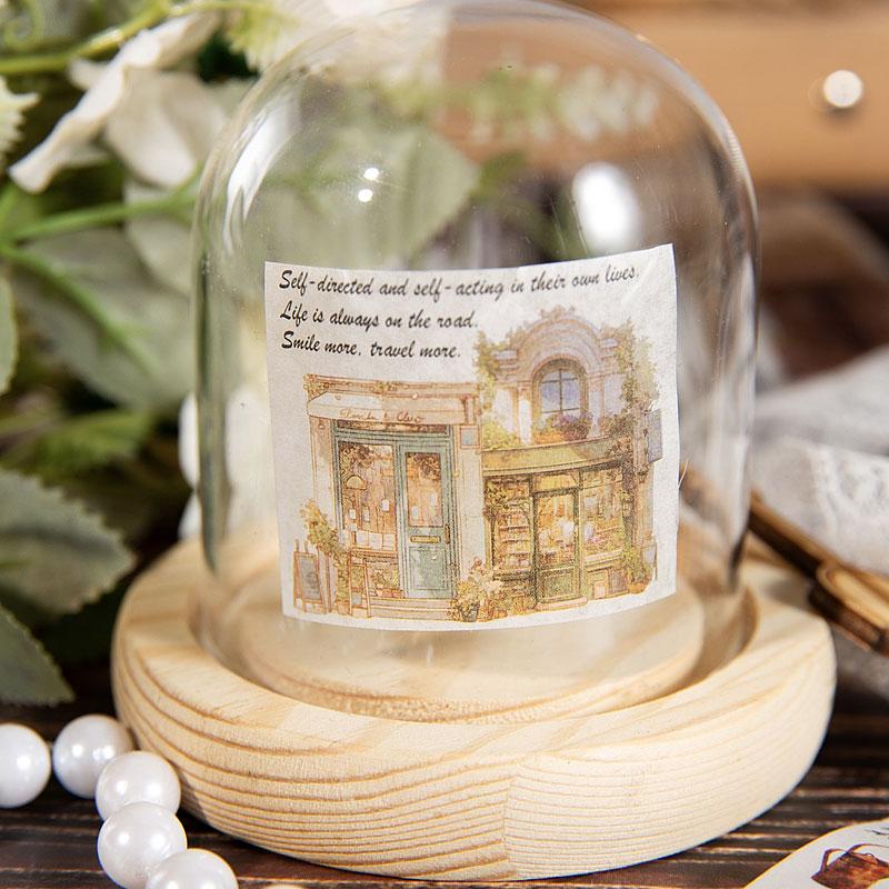 コラージュ 素材 マスキングテープ マステ 建物 風景 街並 ショップ お