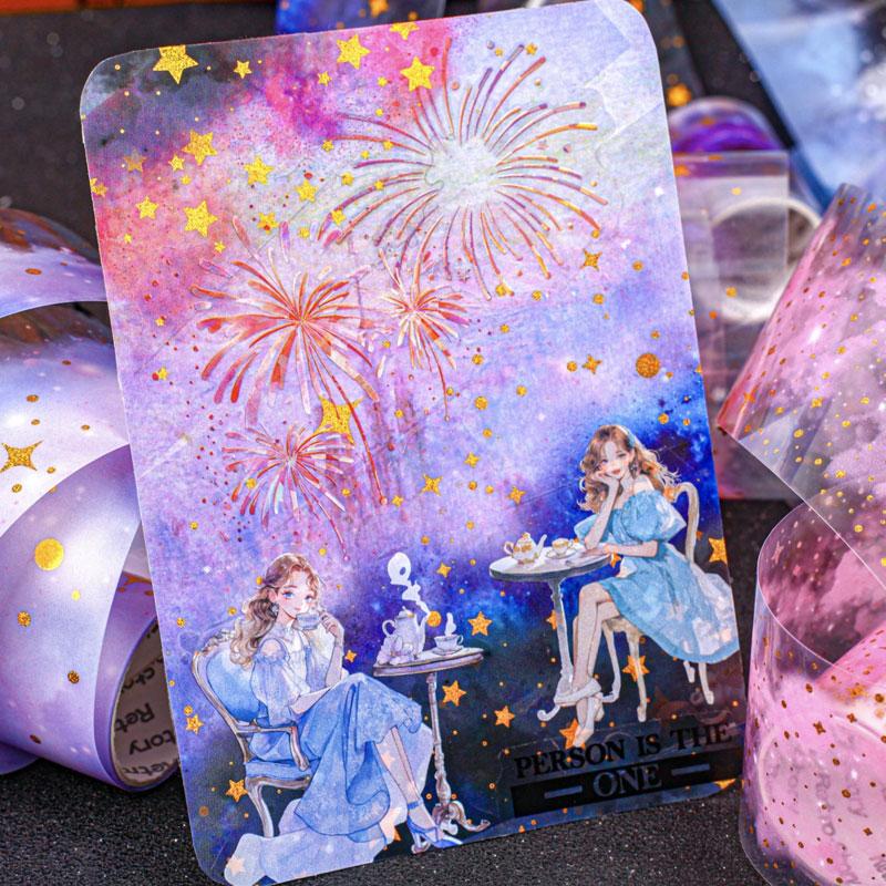 ⑅◡̈*♡⭐︎そら☪️⭐︎さま⑅◡̈*♡専用　マスキングテープ♡♡ コラージュ 素材 マスキングテープ マステ 星空 宇宙 銀河 装飾