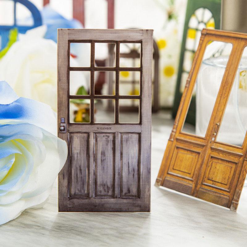 コラージュ 素材 デザイン ペーパー ドア 窓 扉 窓枠 ウィンドウ