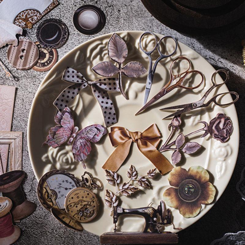 ①12/4❣️蘭❣️③ジャンクジャーナル素材。フリンジ加工裂き布リボン 布、リボン | 手帳コラージュ専門店【tyia】